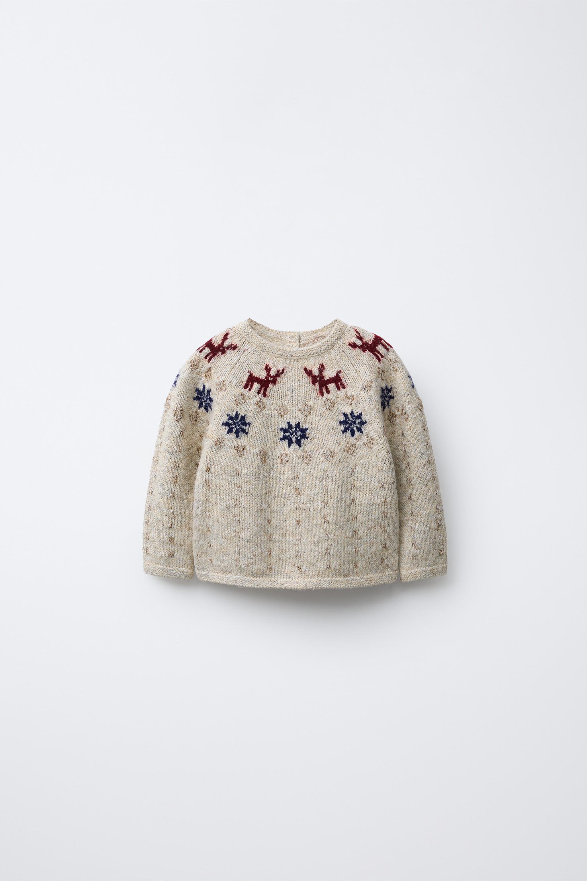 STAR AND REINDEER KNIT JUMPER